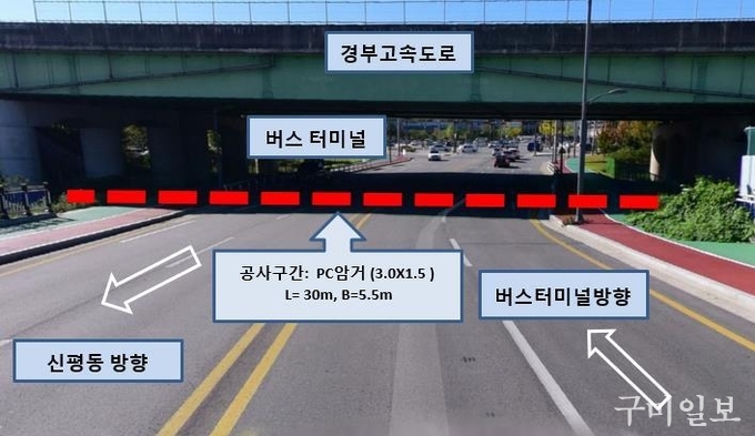 현장사진(횡단지역)