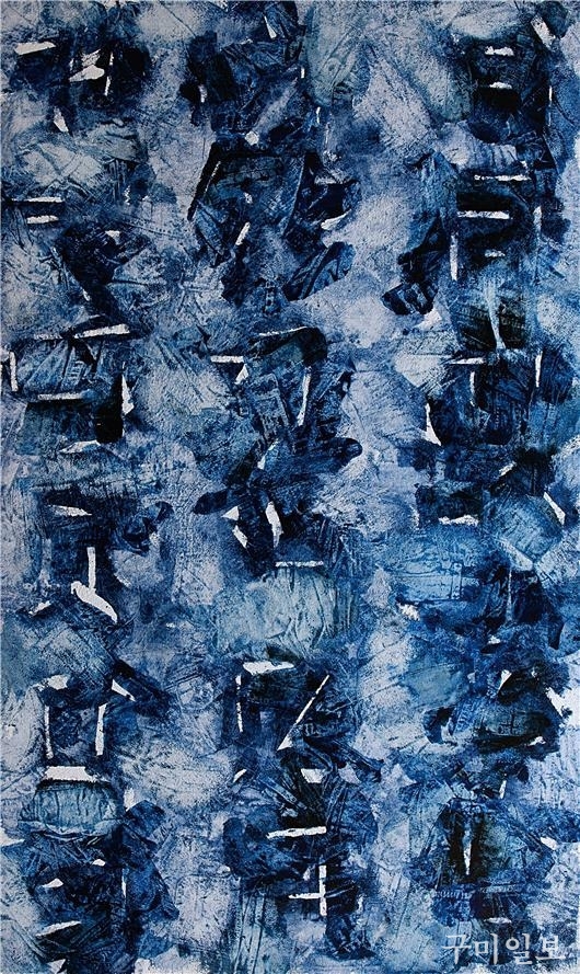 블루진으로부터-데자뷰1022 , 97×162cm, oil on canvas, 2019