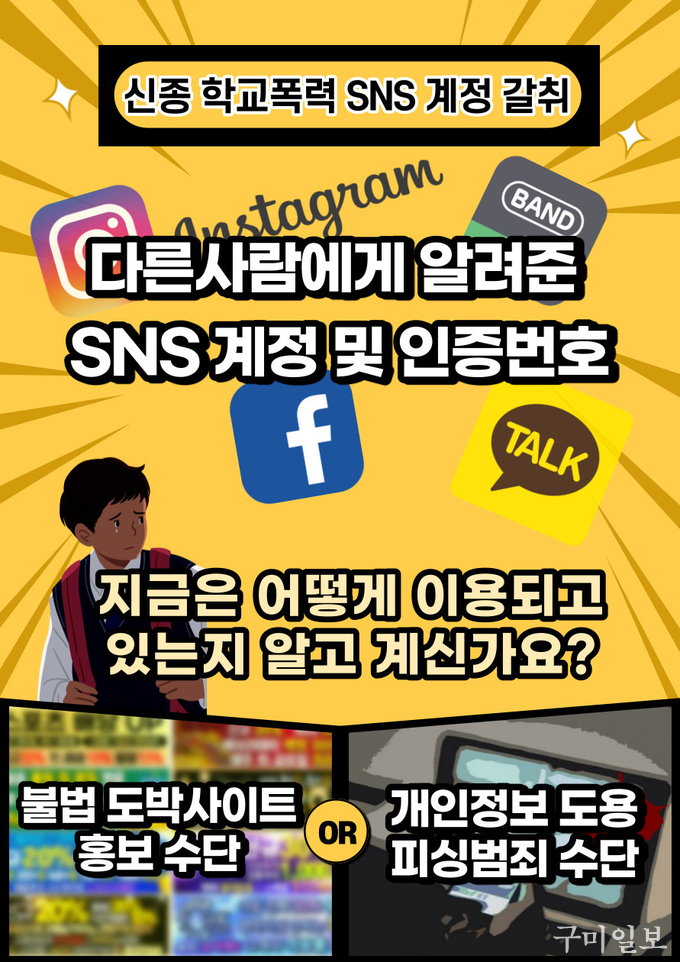 신종 학교폭력 홍보 포스터