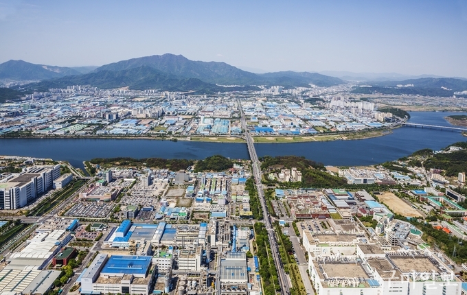 구미국가산업단지 전경사진
