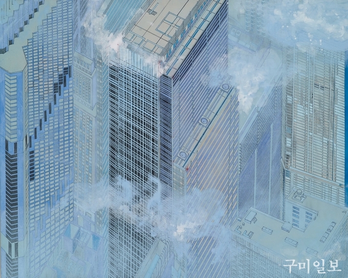 city-3 162☓138 장지에 수묵 채색 2021