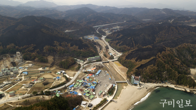 울진 나곡3리 산불 피해모습