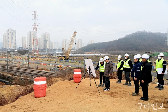 김천 희망대로 개설공사 현장