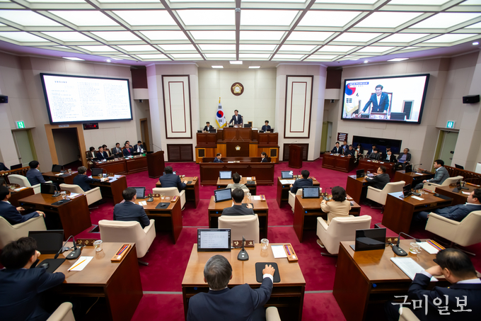 제271회 임시회 본회의 전경사진