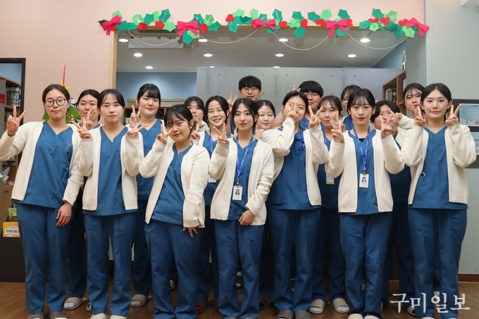 구미대학교 언어치료과 학생들