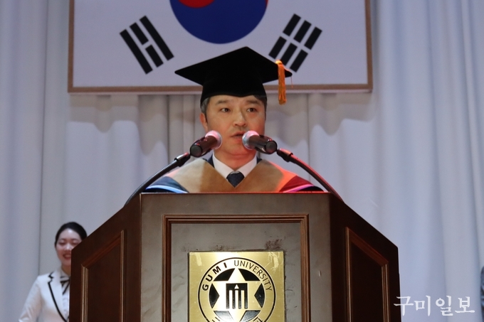 이승환 구미대학교 총장 회고사