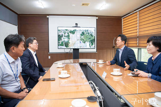 김장호 구미시장 ㈜덕우전자 방문