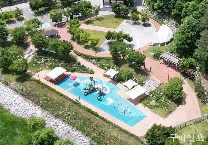증산수도계곡캠핑장 물놀이장