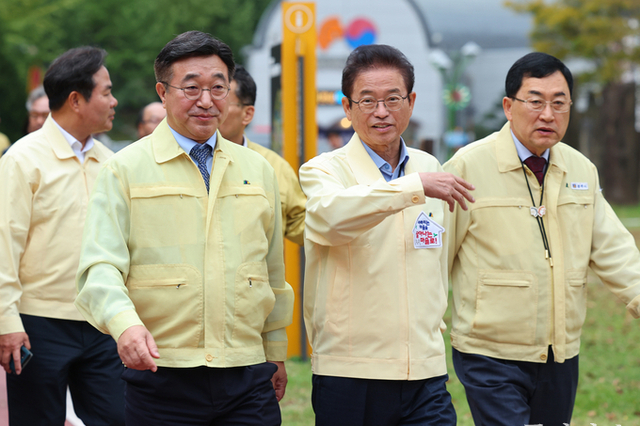 이철우 경상북도지사, 윤호중 행안부 장관과 APEC 주요시설 안전 점검 실시