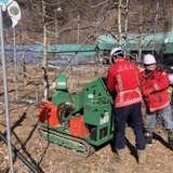 구미국유림관리소, 영농부산물 파쇄지원단 적극 운영!