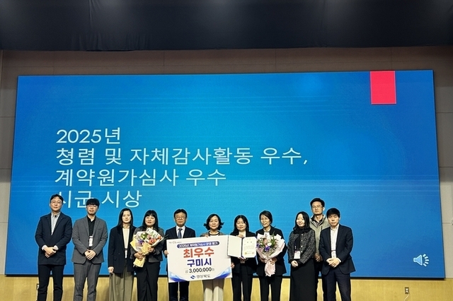 구미시, 적극행정 '최고등급' ··· 혁신평가 이어 행정역량 입증